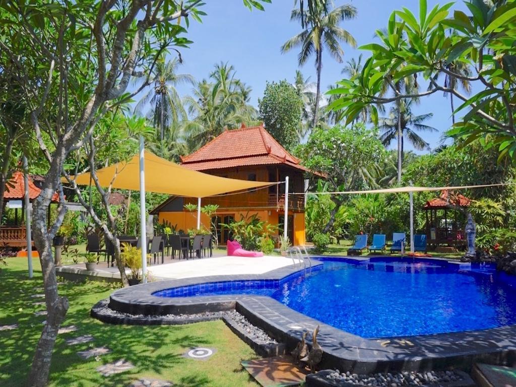 Kura Kura Villas Candidasa Exteriör bild
